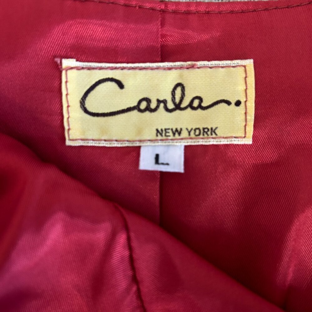 Carla Vintage 70s 80s Cowgirl Festival Rust Suede Vest and Full Skirt READ - Picture 6 of 15